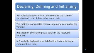 Ch9_03 Declaration Definition and Initialization