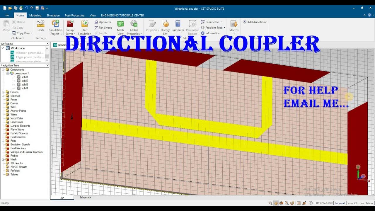 directional coupler design in cst and in hfss YouTube