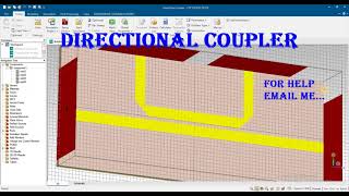directional coupler design in cst and in hfss