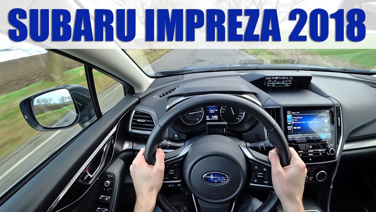 2018 Subaru Impreza 1.6i-S, 4K POV TEST: Radost v každé zatáčce