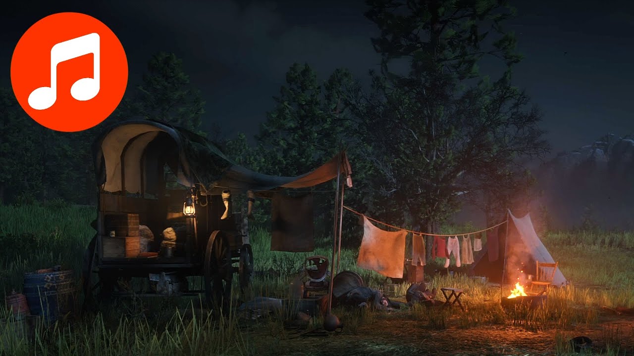 Wild West Camp 🎵 Soothing RED DEAD REDEMPTION 2 Ambient Music (RDR2