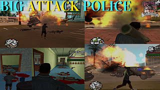 BIG ATTACK ON POLICE HELICOPTER CARS DESTROY GTA SAN ANDREAS GAMEPLAY VIDEO #killgta #game #5MGamerz screenshot 2