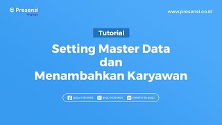 Tutorial Setting Awal Presensi #2 - Setting Master Data dan Tambah Karyawan screenshot 4