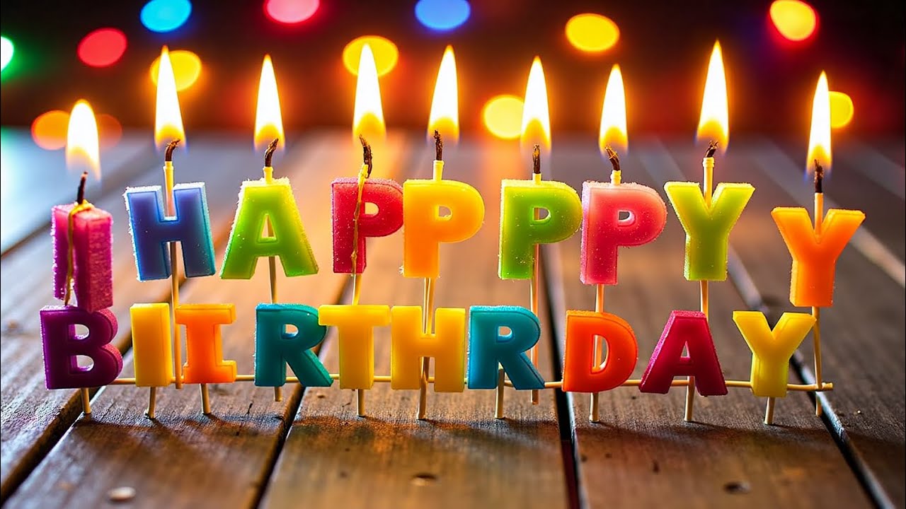 Happy Birthday Song With Candle 💎 Birthday Music For Party 💎 Celebration Birthday Song