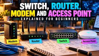 What Do Switches, Routers, Modems and Access Points Do | Networking Basics