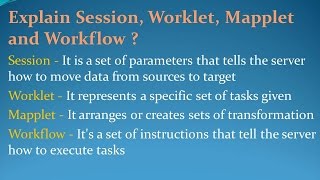 Latest ETL Testing Interview Questions and Answers for freshers and experienced– Part 4