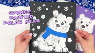 Sponge Painted Polar Bear screenshot 5