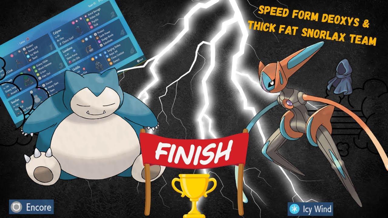 SPEED FORM DEOXYS & SNORLAX MIGHT JUST BE THE FASTEST POKEMON IN REGULATION J - Pokemon S/V VGC