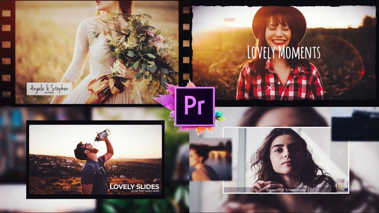 Top 10 SLIDESHOW Templates Premiere Pro YouTube