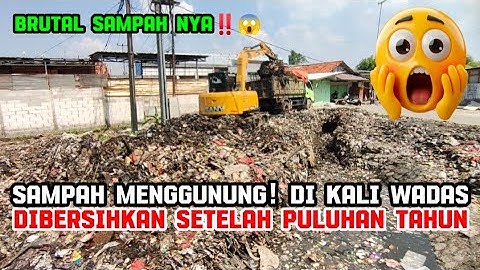 Ngerih‼️ SAMPAH & LUMPUR MENGGUNUNG! Kali Wadas Dibersihkan Setelah Puluhan Tahun