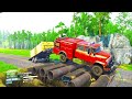Truck VS Extreme Broken Road | Mudrunner