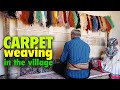 How to weave Iranian carpet (rug) - Carpet (rug) weaving in the iranian village - Iranian handcraft