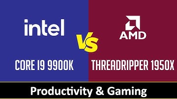 Intel Core i9 9900K vs AMD Threadripper 1950X - Productivity & Gaming (RTX 2080 Ti)