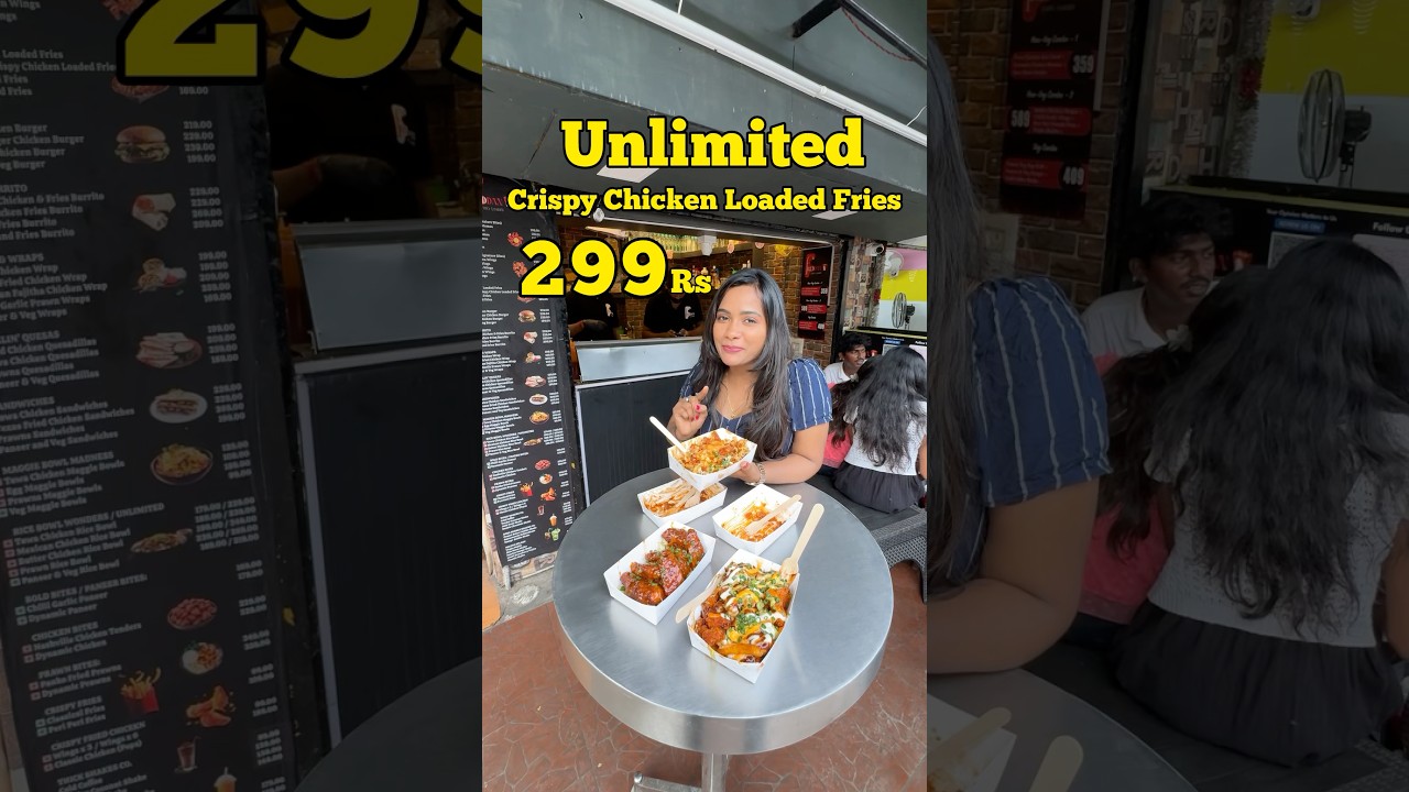 Хрустящая курица с картофелем фри в неограниченном количестве ‼️🤯 