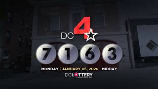 DC LOTTERY Midday 01/05/2026