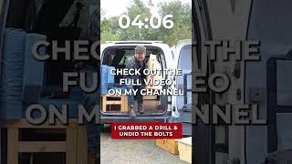 Is A REMOVEABLE Van Conversion A Good Idea? #Shorts