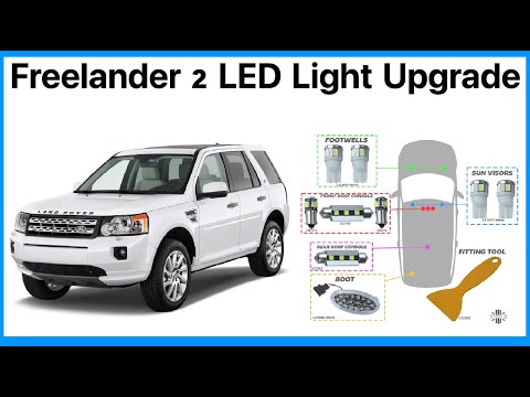 Upgrading the interior lights to LED bulbs on Land Rover Freelander 2