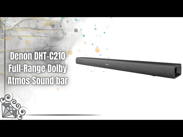 Denon DHT-C210 Review | Compact Dolby Atmos Soundbar with Big
