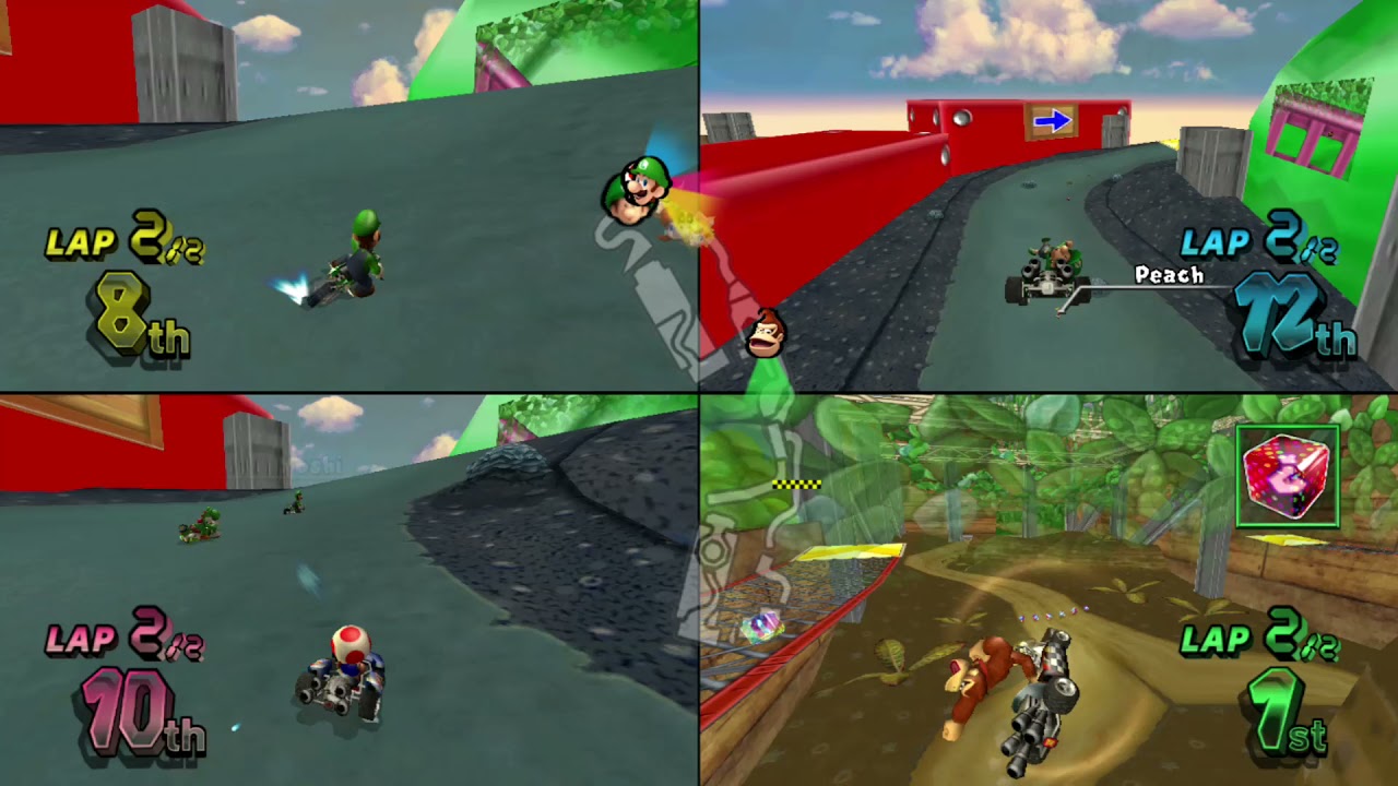 Mario Kart Wii Custom Tracks ✦ 4 Players 
