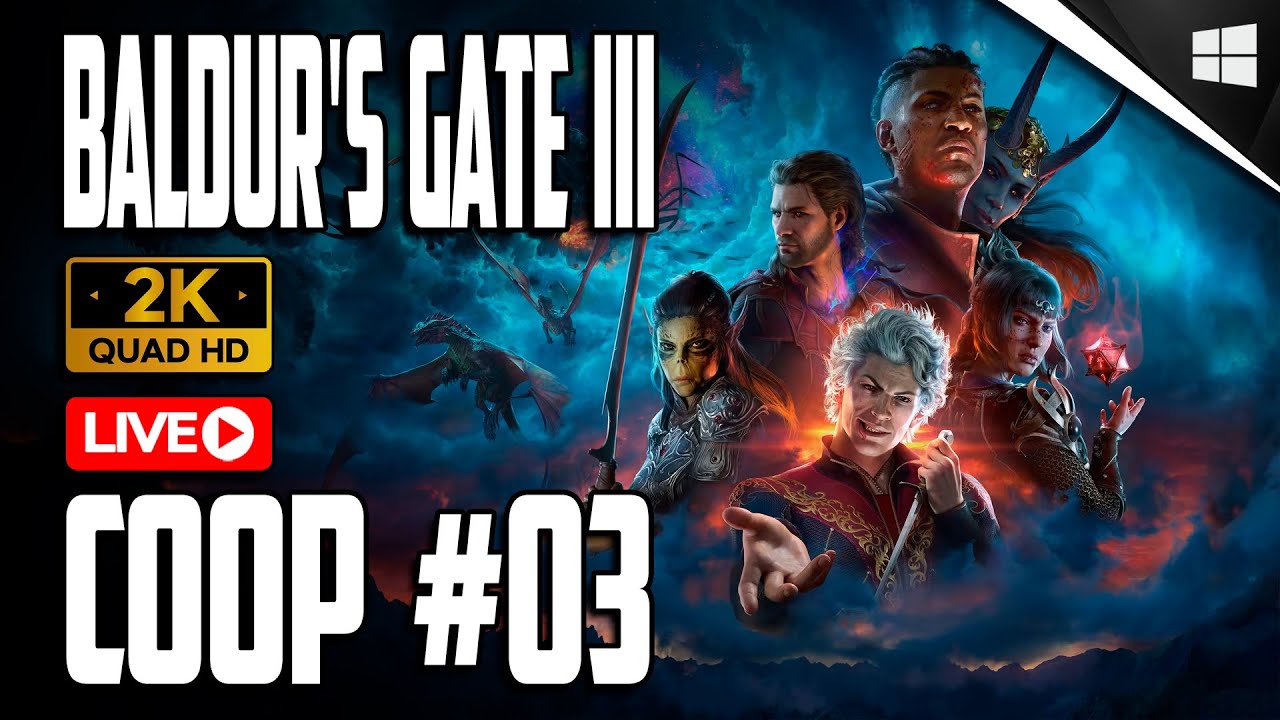 Baldur's Gate III - Coop #03 - Feat. Resetz - Legendado - 