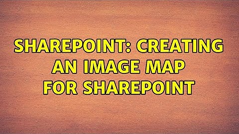 Sharepoint: Creating an image map for SharePoint