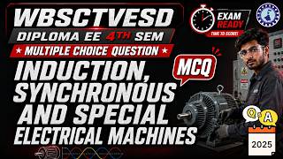 INDUCTION, SYNCHRONOUS & SPECIAL ELECTRICAL MACHINES | EE 4th SEM | SHORT ANSWER QUESTION | 2025