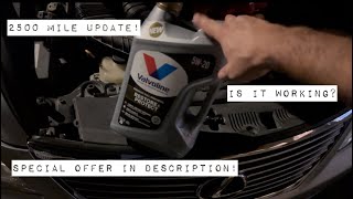 Does Valvoline Restore and Protect actually work? 2500 mile update!