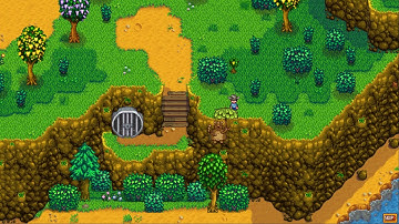 Trash Bear quests complete cut scene - Stardew Valley 1.4