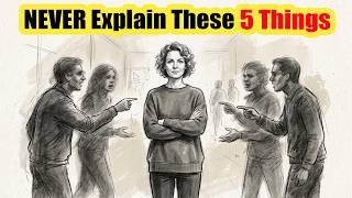 5 Things Mentally Strong People Never Explain To Anyone (Hidden Psychology)