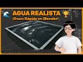 Cómo Hacer AGUA REALISTA en Blender | Truco Rápido con Modificador Wave
