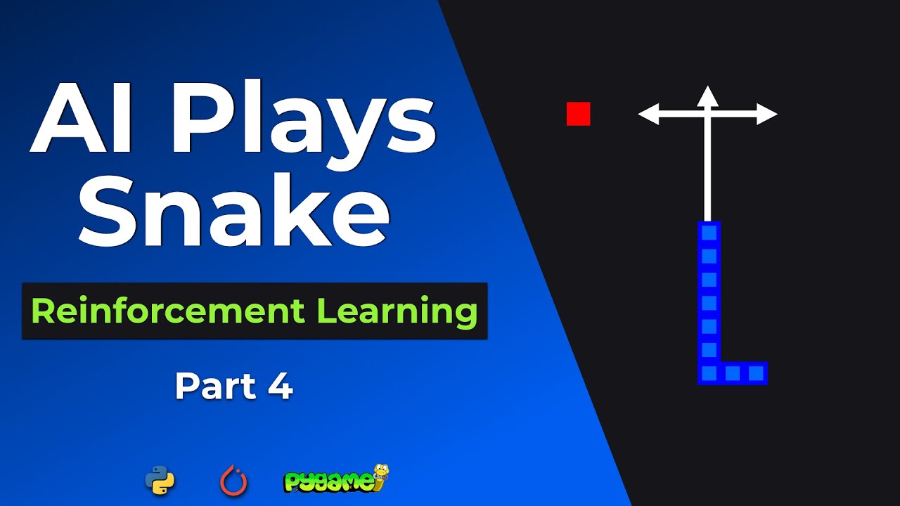 Python + PyTorch + Pygame Reinforcement Learning – Train an AI to Play Snake  