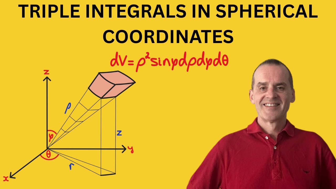 Почему dV = ⍴²sinϕd⍴dϕdϴ | Объяснение dV в сферических координатах | Тройное интегрирование