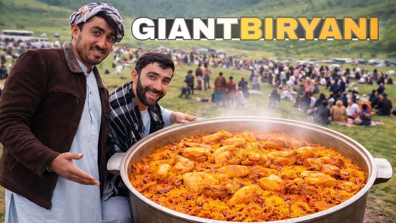 We Cooked a Giant Chicken Biryani in the Mountains!