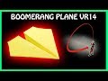 Cách gấp máy bay boomerang ver 14 | Boomerang paper airplane | boomerang plane king