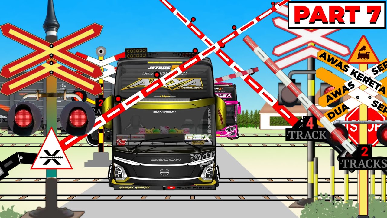 KUMPULAN VIDIO PALANG PINTU KERETA API TERBARU PART 7