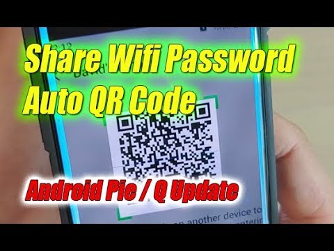 Share Wifi Password Using QR Code With Latest Android Pie / Q Without Remembering It