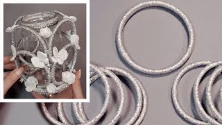 DIY😍Научилась делать идеальные кольца из пластиковых бутылок. 💖Декоративная ваза