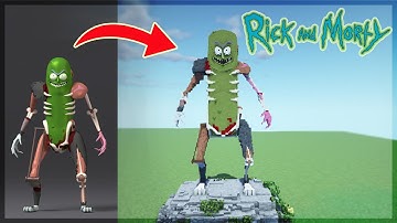I Built Pickle Rick With Crazy Amount Of Detail