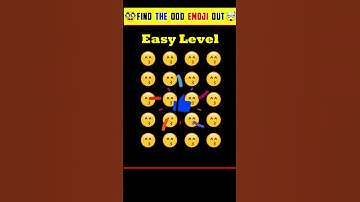 Memory Test Find Odd Emoji | Riddle And Puzzle Part 26 | #shorts