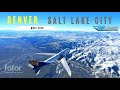 MSFS 2020 | ATLAS 747-8 | DENVER - SALT LAKE CITY | FULL FLIGHT