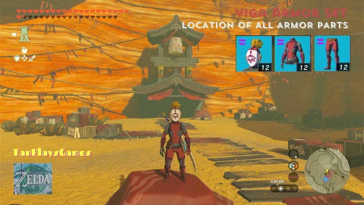 How to get Yiga Armor Set : Zelda Tears of The Kingdom.