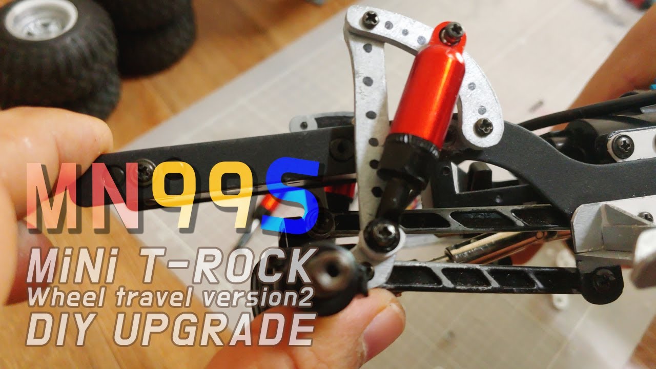Rc cars / MN99S suspension upgrades ver.2 /mn99s 미니티락 서스펜션 업그레이드 하기. 버전 ...