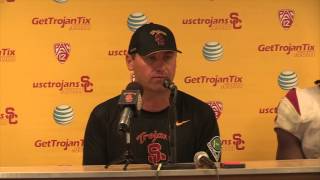 USC Football Post Game Press Conf ASU USC Football Post Game Press Conf ASU