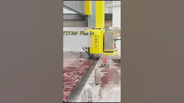 3D profiling on TITAN Plus 5+ Cnc Stone Bridge Saw #cncbridgesaw #stonecuttingmachine