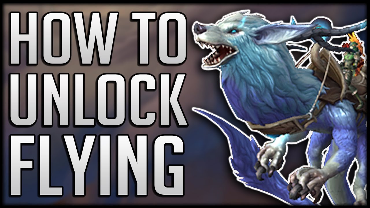 How to Unlock Flying in Shadowlands (9.2.5) - World of Warcraft