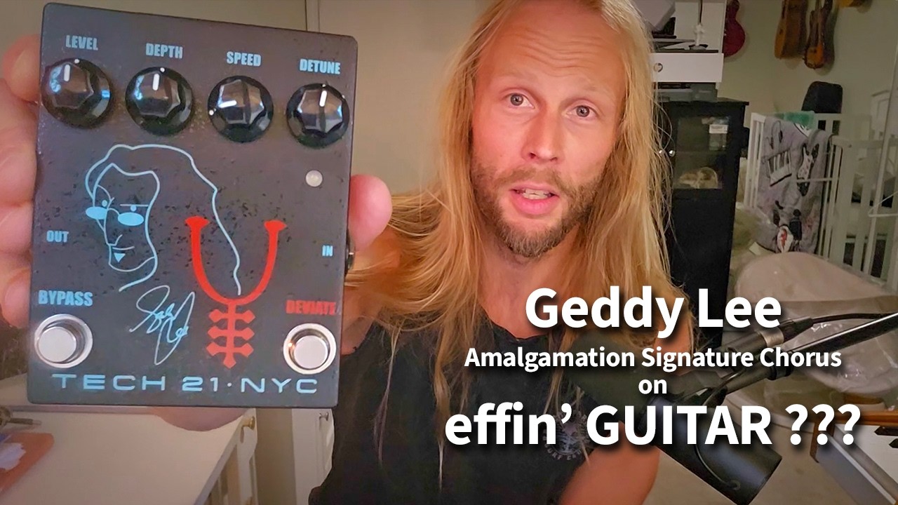 Tech 21 Geddy Lee Amalgamation Signature Chorus on 'effin guitar