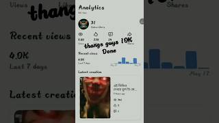 thangs guys 10K Done #viral #love #anime #lion #soref khane