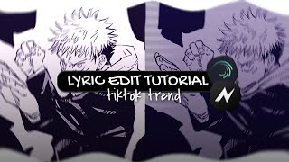 TUTORIAL COMO FAZER LYRIC EDIT NEON E WATER REFLECTION NO [ALIGHT MOTION & NODEVIDEO] #tiktokedit