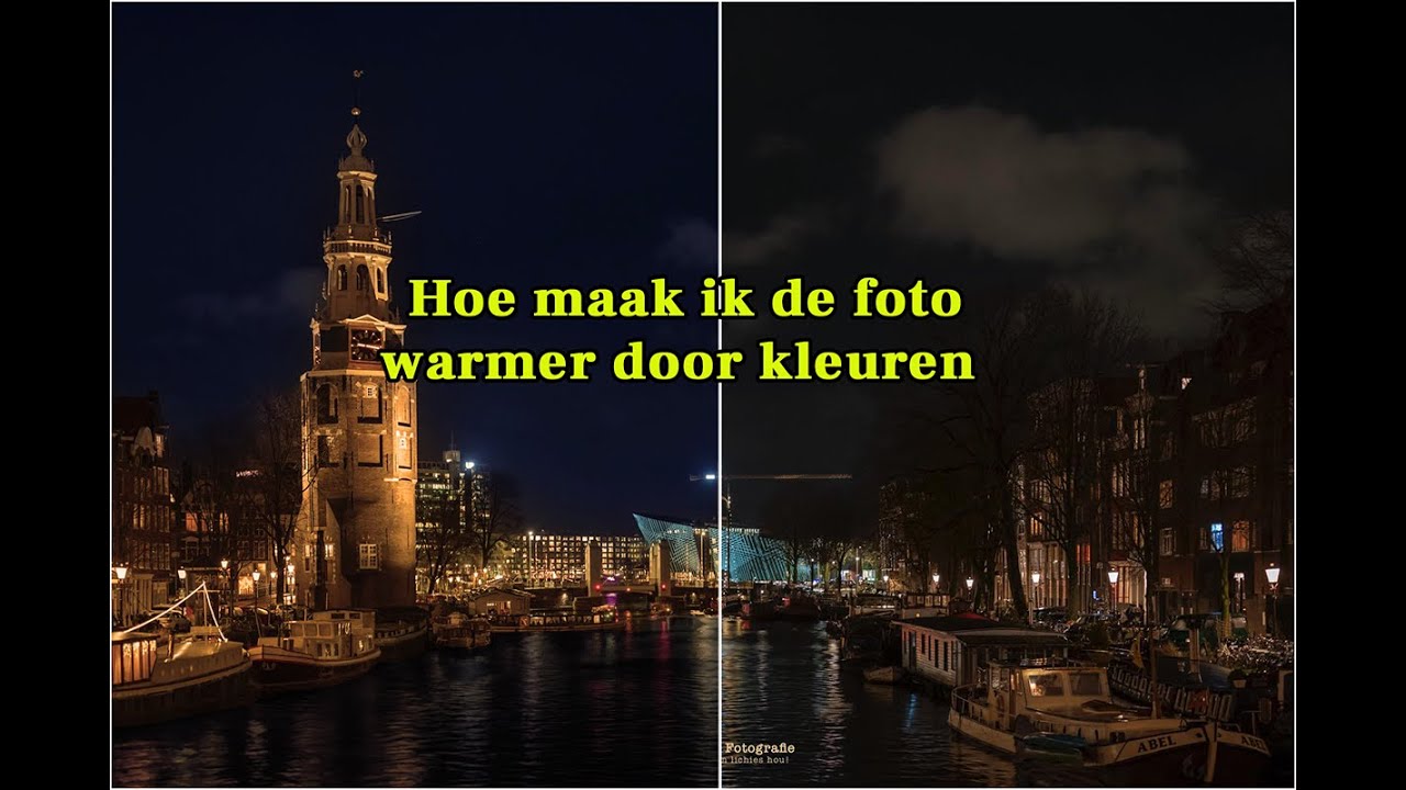 Photoshop tutorial - 571 - Hoe maak ik de foto warmer door een kleur