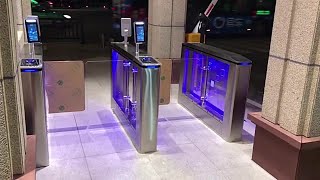 Gate Smart Card Barrier Automatic  Swing Turnstile Access Control System